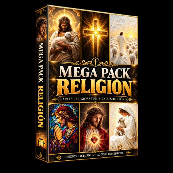 Mega Pack Religión — Diseños originales en alta resolución
